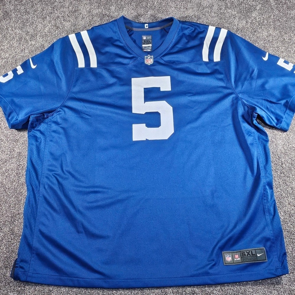 Nike Indianapolis Colts Jersey Mens 5XL Blue Anthony Richardson #5 On Field - Picture 7 of 10